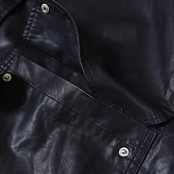 Lautaro Primăvară Scurt Negru Supradimensionat Faux Din Piele Geaca De Femei Maneca Raglan Buzunare Coreean De Îmbrăcăminte De Moda Streetwear 2021
