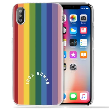 Lesbiene Gay Pride Curcubeu Coque Pentru iPhone 11 12 Pro Max Cazul XR XS X 8 7 Greu Plus Carcasa Telefon 6 6s + 5 5s SE Capacul de Plastic