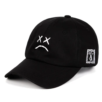 Lil Peep Tata Pălărie de Brodat Bumbac Șapcă de Baseball fata Trista Pălărie xxxtentacion Hip Hop Capac de Golf Snapback Femei Bărbați