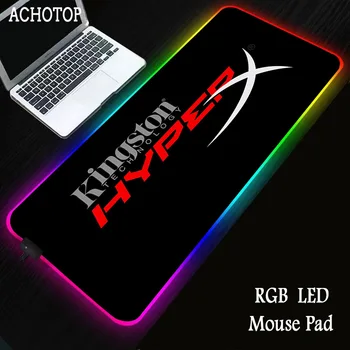 Logo-ul HyperX RGB Mouse pad XL Fury Profesionist de E-sport gamer viteza mini pc de Gaming de Cauciuc tastatura notbook birou mat LED mousepad
