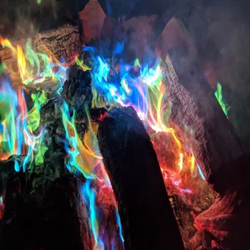 Magia Focului Mistic Trucuri Flăcări Colorate Foc Plicuri Șemineu Groapă Patio Jucărie Profesionale Magicienii iluzie Pirotehnice