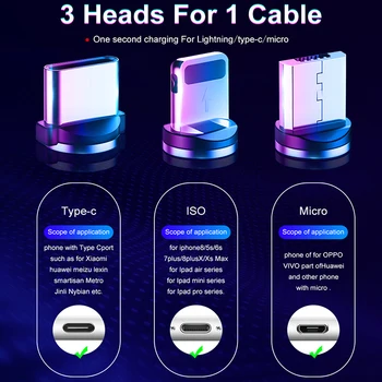 Magnetic Încărcător Cablu de Încărcare Rapidă Cablu Micro USB Pentru Oukitel C10 Pro , C12,C13 Pro,C16 Pro,C15 Pro,Y4800,C11 Pro,C12 Plus