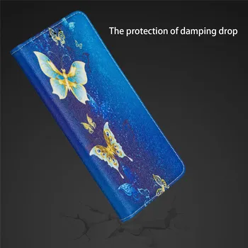 Magnetice de Caz din Piele Pentru Xiaomi Poco M3 X3 NFC F3 Redmi Nota 9 Pro 10 9T 8 10 8T X3Pro Flip Suport pentru Flori de Protecție Cartea Caz