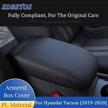 Masina Capac Cotiera Auto Consola Centrala Capac De Protectie Din Piele Auto Brațul Restul Pernă Pad Pentru Hyundai Tucson 2019 2020 Accesorii