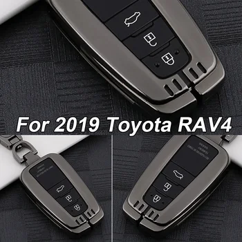 Mașina de acoperire Caz-Cheie Pentru Toyota RAV4 2019 Negru rezistent la zgarieturi Shell Nou
