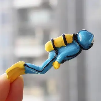 Miniatura Oceane Scenă Model de Figurina Lumea Subacvatică a Mării Explora Scafandri Oceane Pavilion Decor Figurine Jucarii Papusa 3D