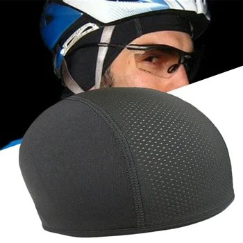 Motocicleta Umiditate Wicking Răcire Craniu capacete para moto Cap Casca de motociclist Căptușeală Interioară Beanie Motocross Casca Open face