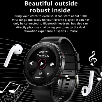 MT3 Muzica Ceas Inteligent 8G Memorie Oameni de apelare Bluetooth Ecran Tactil Complet rezistent la apa Funcția de Înregistrare MT2 MT-3 Moda Smartwatch