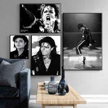 Muzicianul Michael Jackson PAR Muzician King Star Canvas Arta Poster de Perete Poza Decor Acasă Postere si Printuri