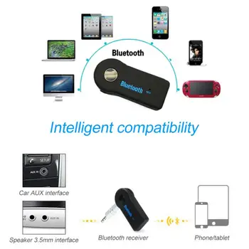 Muzică fără fir Bluetooth Audio 4.0 Receptor 3.5 mm Streaming Auto Căști AUX Adaptor Conector Microfon Handfree PC-uri Auto