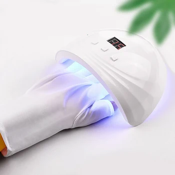 Nail Art Mănușă de Protecție UV Mănuși Anti Radiatii UV de Protecție Mănuși Protecter pentru Unghii cu Gel UV, Lampa LED Instrument