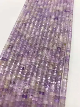 Naturale violet jad taie partiție Bucată Hercyine bucată 2x3mm 2x4mm de BRICOLAJ de tip boutique de bijuterii de cristal lungime 38cm