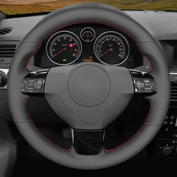 Negru Piele Volan Masina Capace Pentru Opel Astra (H) Zaflra (B) Signum Vectra (C) Vauxhall Astra Holden Astra