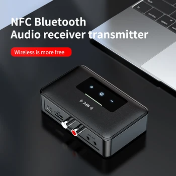 NFC Adaptor Audio Bluetooth 5.0 Transmițător Receptor - Touch Screen HiFi Wireless pentru Home Stereo Masina de PC pentru Căști a/V RCA-3.5 mm