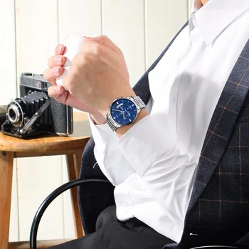 NIBOSI Relogio Masculino Ceas Bărbați Impermeabil Casual Brand de Lux Quartz Militare Ceas Sport Ceas de Afaceri pentru Bărbați Ceasuri de mana