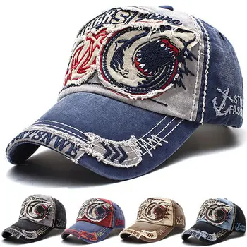 Noi Bumbac Barbati șapcă de baseball pentru femei snapback hat Rechin broderie os capace gorras casual casquette bărbați șepci de baseball