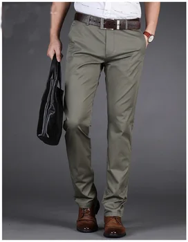 Noi Crocodil Slim Fit Stretch Pantaloni pentru Barbati Formale Poarte Pantaloni Lungi de Moda Clasic Oameni de Afaceri de Înaltă Calitate, Stil Casual