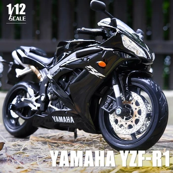 NOU 1:12 Yamah YZF R1 Racing Aliaj Motociclete Model de Simulare Metal Model de Motocicleta de Sunet și Lumină de Colectare de jucării pentru Copii cadouri