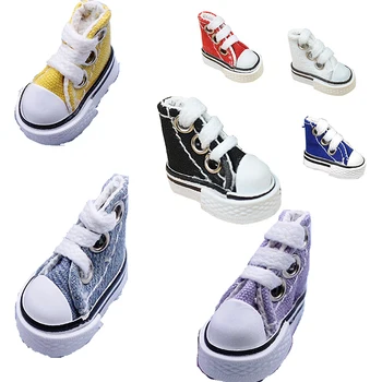 NOU 1 buc 3.5 CM Panza Pantofi Papusa Haine Accesorii Mini Deget de Pantofi Drăguț Skate Pantofi jucării pentru 30CM BJD păpuși pentru Copii cadouri