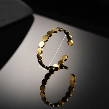 Noua Moda de Aur din Oțel Inoxidabil Inele pentru Femei Stele Rotund Inima Inel Reglabil Geometrice Trupa Bijuterii Inel Statement anillos