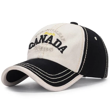 Noul Canada Capac 3d Broderie Canada Sepci de Baseball de Bumbac Os Snapback Hat Sepci Trucker Casual Tata Pălării
