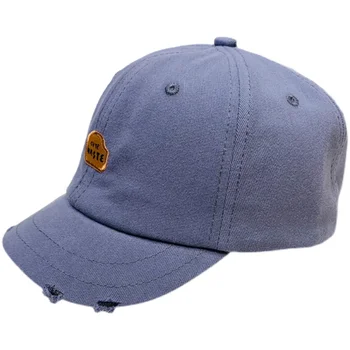 Noul Tată Pălărie Scurte din Bumbac Șapcă de Baseball Margine de Culoare Solidă Pălării pentru Femei, Bărbați în aer liber Vizor Capac Casual Snapback Pălării Brodate pălărie