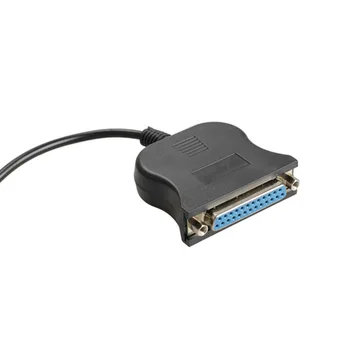 Noul USB 1.1 la DB25 Female Port de Imprimare Convertor Cablu LPT paralel Pentru imprimanta Negru