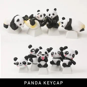 Obraznic Panda Keycap Joc Pentru Tastatură Mecanică De Desene Animate Keycap Stereo Personalitate Drăguț Keycap R4 Înălțime