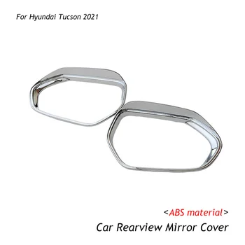 Oglinda retrovizoare auto capac ornamental de ploaie spranceana autocolant trim protecție material ABS Pentru Hyundai Tucson 2021 Accesorii