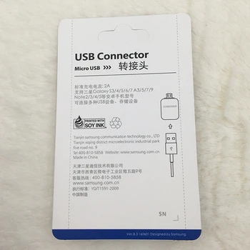 Original Samsung Micro USB OTG Adaptor de Date Pentru Galaxy S6 S7 Edge S5 Note 4 5 J3 J5 J7 Suport Pen drive/Tastatura/Mouse/U Disc