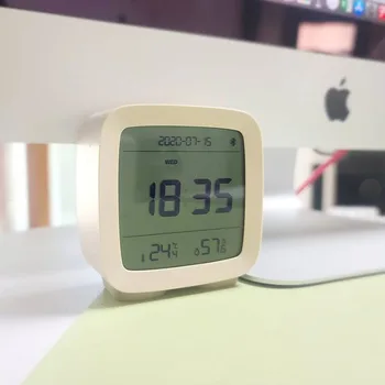 Original XIAOMI Ceas cu Alarmă APP de Control Bluetooth 5.0 Termometru Higrometru Ecran LCD Reglabil Veioza Calendar KM Acasă