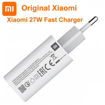 Original Xiaomi Încărcător Rapid 27W UE QC4.0 de Încărcare Rapidă de Tip C Cablu de Km 11 10 9 Nota 10 Lite Poco F2 X3 Redmi Nota 9 S K40 Pro