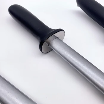Oval diamant ascuțitoare ascuțitoare de oțel cu ABS mâner profesional ascuțitoare de cuțit Ascuțit rod musat diamant musat Ascuți