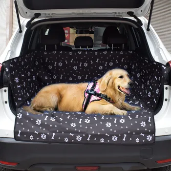 Oxford Câine Scaun Auto Capac Portbagaj Protector Pernă Pentru Câini Puppy Călători Transporta Rezistent La Apa Anti-Murdar Sedan Animale De Companie Care Transportă Produse