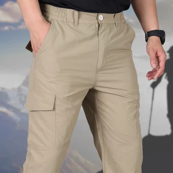 Pantaloni Casual Barbati Vara Militare Tactice De Formare Pantaloni Stil Militar Mens Cargo Pantaloni Impermeabil Iute Uscat Pantaloni Solide