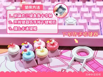 Pbt Personalizate Desene animate Anime R4 ESC Gaming Keycap Jos Taste cu iluminare din spate Frumoasa Fata Pentru Cherry MX Tastatură Mecanică Capac Cheie