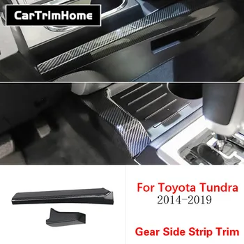 Pentru Toyota Tundra-2019 accesorii Tapiterie Interior ABS, Fibra de Carbon Partea de Viteze Poziție Capacul Panoului Ornamental