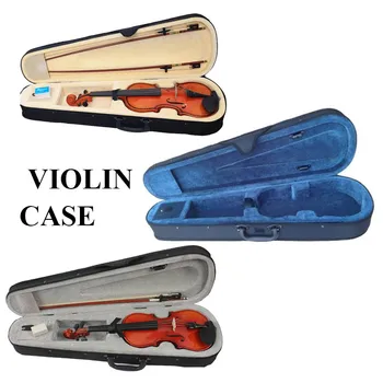 Ping 4/4 3/4 1/2 1/4 1/8 Triunghiular spuma vioara greu de caz profesională violino Caz vioara cutie de depozitare vioară piese