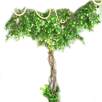 Plante Artificiale Frunze De Viță De Vie Țesut Nunta Grădină Ecologizare Planta Verde False Copac De Viță De Vie Cu Frunze Verzi De Viță De Vie De Interior Decor Acasă