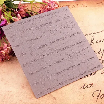 Plastic la CALD Text O ambarcațiune carte de a face carte de hârtie album de nunta de decorare clip Relief foldere