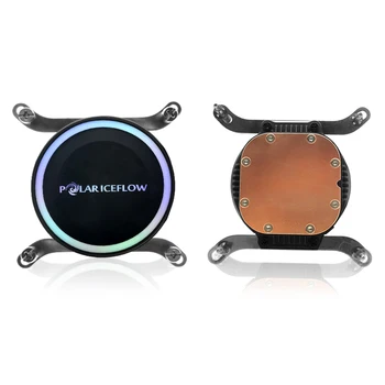 POLAR ICEFLOW 120 AIO RGB Lichid CPU Cooler de 120mm cu PWM Ventilator pentru Intel LGA 115X