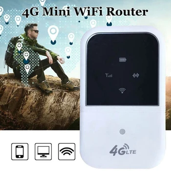 Portabil 4G LTE Wifi Router Hotspot 150Mbps Mobil Deblocat Modemul Suporta 10 Utilizatori de Mașini de Călătorie Acasă B1 B3