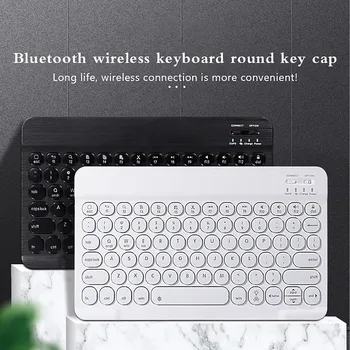 Portabile fără Fir Bluetooth 5.0 7-culori Tastatură cu iluminare de fundal Pentru Ipad Android Portabile de Divertisment Birou Mut Accesorii