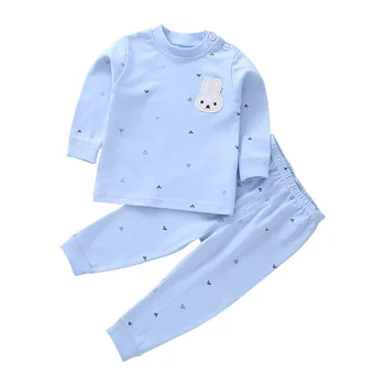 Primavara Toamna Copil Drăguț Nou-născut Băieți Fete Îmbrăcăminte Tinuta Seturi Maneca Lunga din Bumbac Top+ Pantaloni Set pentru 0-24M Haine pentru Sugari, Seturi