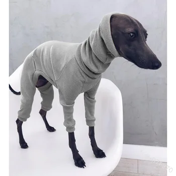 Primăvara câine Ogar haine subțiri de înaltă gât cu patru picioare, haine, culoare solidă stretch confortabil haine de câine Ogar Italian