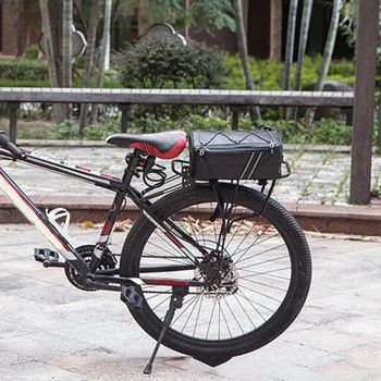 PU Piele suport de Biciclete din Spate Sac de Transport rezistent la apa Motocicleta Coada Sac de Instrument 9L Ciclism Depozitare Geantă de Umăr din Spate Biciclete Sac