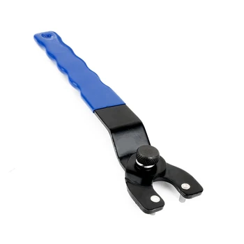 Reglabil Albastru Polizor Unghiular Cheie Pin Spanner Mâner De Plastic Pin Spanner Cheie Acasă Chei Instrument De Reparații De Accesorii