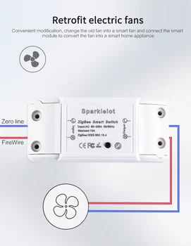 Repetor Comutator 10A On-off ZIGBEE 3.0 Lucra Cu Google Acasa de Viață Inteligentă/Tuya APLICAȚIA Control Vocal DIY Releului Inteligent de Lumină Moudle