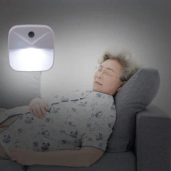 Senzor inteligent Lampă de Noptieră Nou Ciudat Cadou Creativ Lampă cu LED-uri Plug-in de economisire a Energiei Lumina de Control Lumina de Noapte