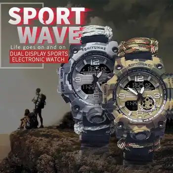 SHIYUNME Bărbați Militar Ceasuri Sport Busola în aer liber Multi-funcția Digital Cronograf rezistent la apa Bărbați Ceas Relogio Masculino